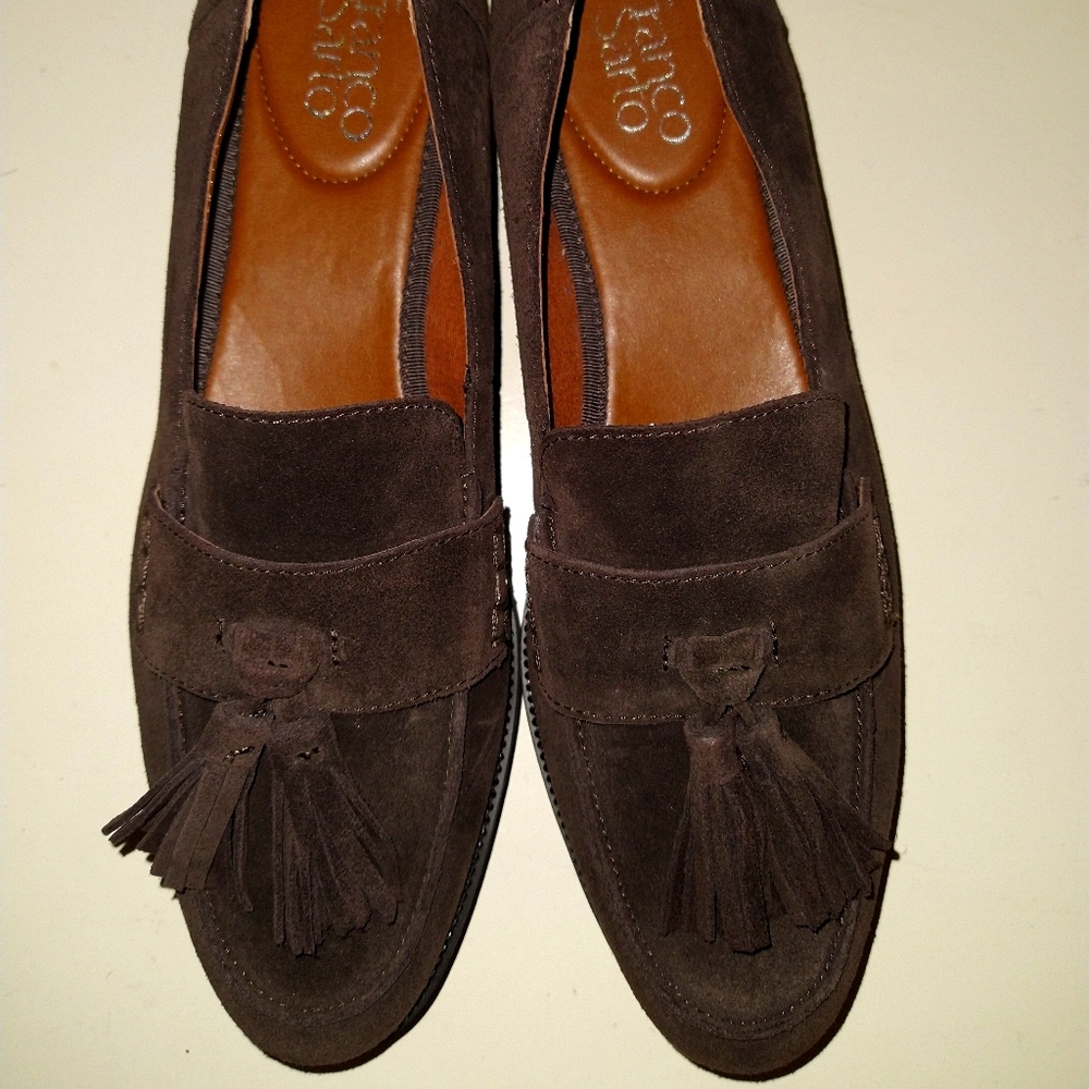 New Franco Sarto Brody Suede Platform Loafer
